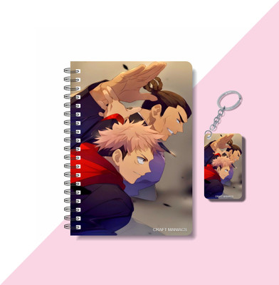 craft maniacs ANIME DIARY 2024 NOTEBOOK A5 Notebook RULED 160 Pages(White)
