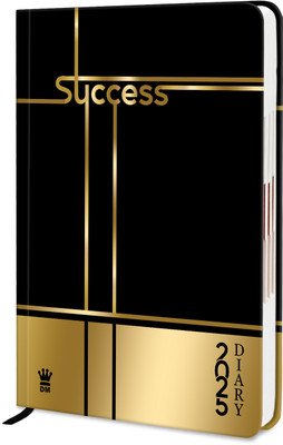 Diarymart Hard Bound Corporate 2025 Diary with Dates I New Year Daily Planner Diary 2025 I A5 Diary Ruled 344 Pages(Black)