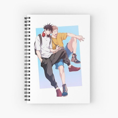 craft maniacs JUJUTSU KAISEN NOTEBOOKS A5 Notebook RULED 160 Pages(Multicolor)