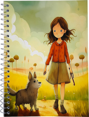 GARGANDASSOCI SPECTRUM A5 Diary PLAIN AND UNRULLED 150 Pages(Red)