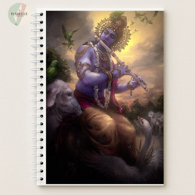 Isabelle Spiritual collection A4 Notebook Unruled 100 Pages(Multicolor)