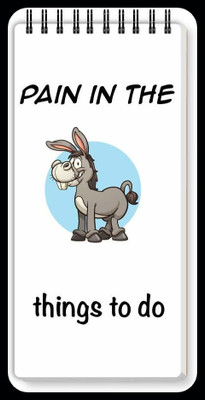 Nourish ToDo List Note Pad_DRY Regular Note Pad Ruled 50 Pages(DONKEY)