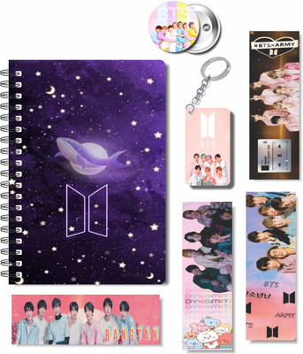 craft maniacs NEWEST 2023 DIARY & 3 FREEBIE COLLECTION A5 Notebook RULED 160 Pages(NEWEST BTS WHALE DIARY & THREE FREEBIES)