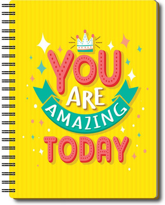 Nourish Life A5 Planner/Organizer Ruled 220 Pages(YOUAREAMAZINGTODAY)