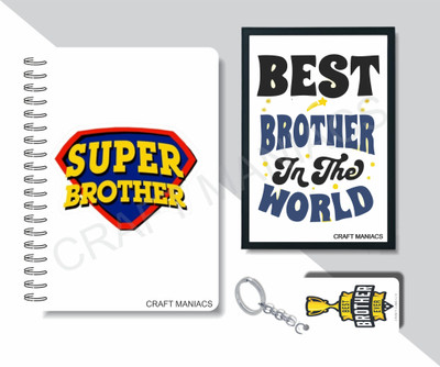 craft maniacs DIARY FRAME COMBO 2024 A5 Diary RULED 160 Pages(White)