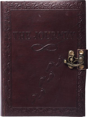 Rjkart Handmade Leather Dairy A5 Diary Unruled 200 Pages(Maroon)