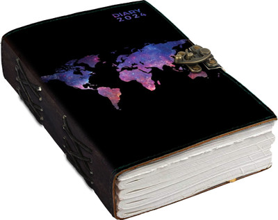 DI-KRAFT NEW YEAR 2024 HANDCRAFTED DESIGNER REXGIN JOURNAL A5 Journal UNRULED 200 Pages(MULTICOLOR01)