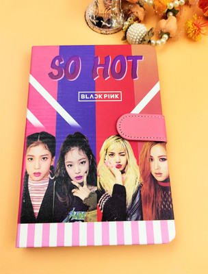 Paper Bear BlackPink A4 Diary ruled 160 Pages(Pink)