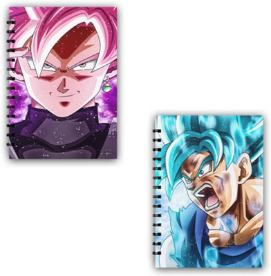 craft maniacs ANIME SPECIAL NOTEBOOKS A5 Notebook RULED 160 Pages(Multicolor, Pack of 2)