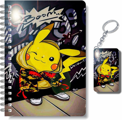 craft maniacs POKEMON 2023 NOTEBOOK COLLECTION A5 Notebook RULED 160 Pages(White)