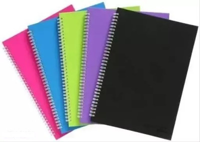 UNIQPAL Set of 5 A4 Notebook Ruled 200 Pages(White, Pack of 5)