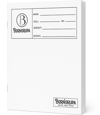 bornorupa plane white A4 Notebook pages 60 Pages(White, Pack of 50)