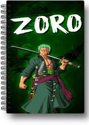 buddytales Anime Notebook A5 Notebook Unruled 120 Pages(Green)