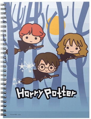 craft maniacs HARRY NOTEBOOK A5 Notebook RULED 120 Pages(Black)