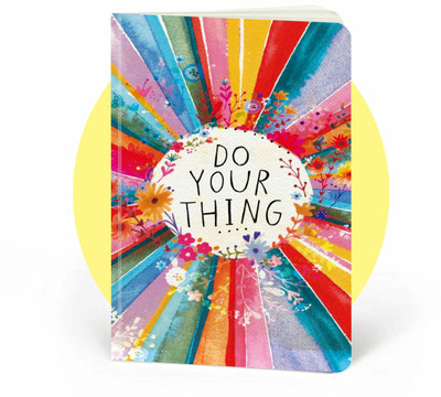 craft maniacs A5 SOFT BOUND NOTEBOOK A5 Diary RULED 100 Pages(Yellow)