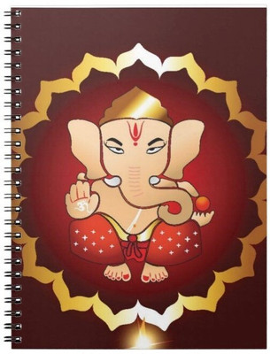craft maniacs GANESHA COLLECTION A5 Notebook RULED 120 Pages(BUDDHA)