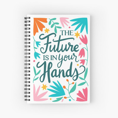 TheHackStore Quotes A5 Notebook Ruled 200 Pages(Multicolor)