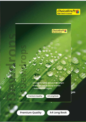 choicekraft Excercise A4 Notebook Single Line 80 Pages(A4 80Page, Pack of 5)