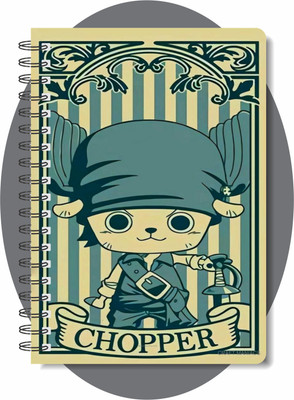 craft maniacs 2024 ONE PIECE NOTEBOOK A5 Diary RULED 160 Pages(Multicolor)