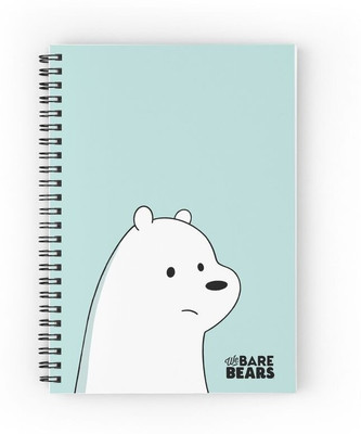 craft maniacs BARE BEARS 2023 COLLECTION A5 Notebook RULED 160 Pages(Multicolor)