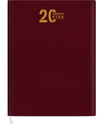 Abstract Collection B5 2024 Executive Style Superior Quality Diary with Excellent Design Hard Boud B5 Diary Single Rule 366 Pages(Red)