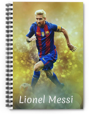 craft maniacs FOOTBALLER DIARY A5 Diary RULED 120 Pages(Multicolor)