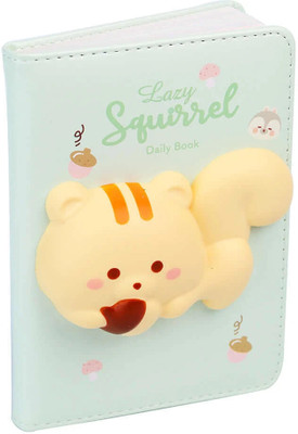 Uni Seoul squishy notebook Mini Notebook unruled 128 Pages(Green)
