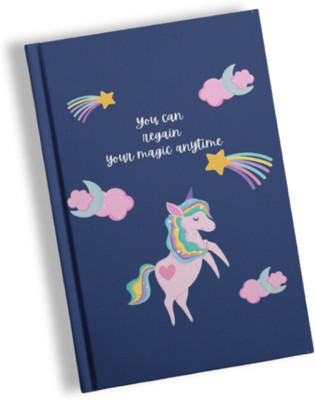 CRAFTOPIX Hard bound Planner Diary A5 Notebook Ruled 192 Pages(Blue)