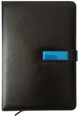 Greeshma Executive Diary Notebook, Hard Cover, Ruled, Regular Notebook Ruled 240 Pages(Black)