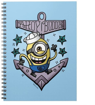 craft maniacs MINION COLLECTION A5 Notebook RULED 160 Pages(Multicolor)