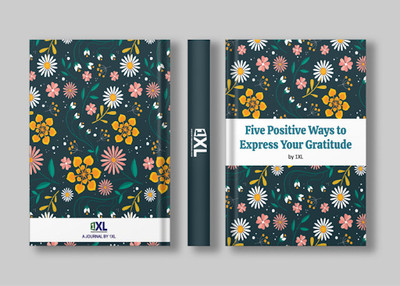 ONE XL INFO LLP 5 Positive Ways to Express Your Gratitude A5 Journal Ruled 10 Pages(Multicolor)