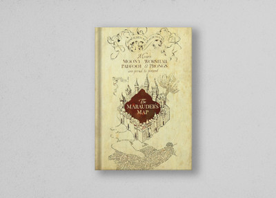 The Umbrella Store Harry Potter A5 Journal Unrulled 100 Pages(Beige)