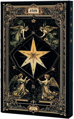 Verilux Tarot Pocket-size Notebook Ruled 98 Pages(Black)