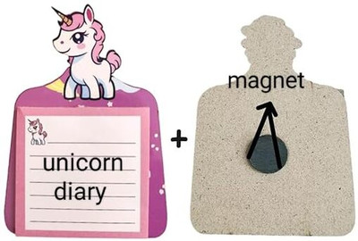 Tera13 unicorn diary for girls A5 Notebook ruled 70 Pages(Pink)