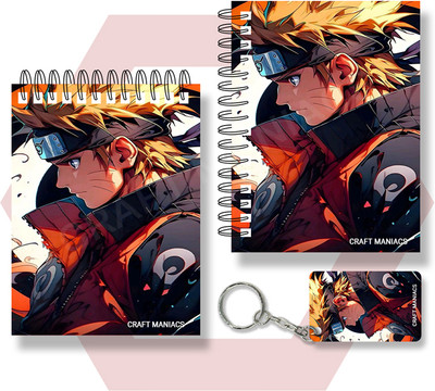 craft maniacs ITACHI UCHIHA A6 NOTEBOOKS A6 Notebook UNRULED 100 Pages(Multicolor)