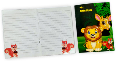 OmnipresentPack My Note Book Mini Note Pad Ruled 32 Pages(Multicolor, Pack of 10)
