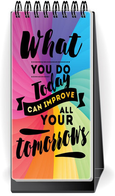 Nourish Desktop Standing To Do List Regular Desk Planner Ruled 50 Pages(WHATYOUDOTODAY)