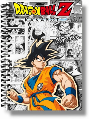 buddytales Dragon Ball Z Goku Anime A5 Notebook Unruled 120 Pages(Multicolor)