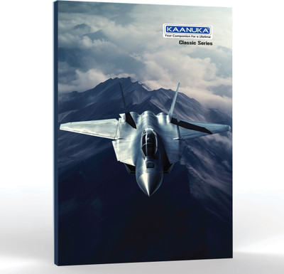 Kaanuka Classic Series Long Size Single Line Notebooks For School and College Students Regular Notebook Ruled 256 Pages(White, Pack of 7)