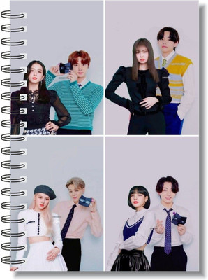 craft maniacs NEW 2022 COLLECTION A5 Notebook RULED 160 Pages(Black)