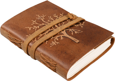 IR Handicrafts Handmade A5 Journal Unruled 100 Pages(Brown)