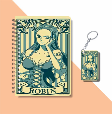 craft maniacs ONE PIECE NOTEBOOK A5 Diary RULED 160 Pages(Multicolor)