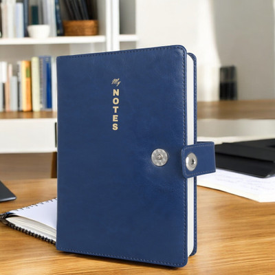 Pragya Elite Collection | Premium Notebook Diary | Elegant Journal Notebook for Notes A5 Diary Single Ruled 192 Pages(Blue)
