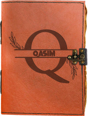 DI- KRAFT Handmade Classic Design Leather-Q Printed Diary A5 Diary Unruled 200 Pages(Brown 332)