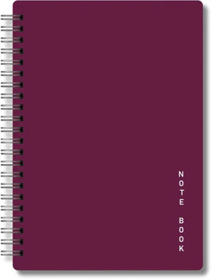 Artable AIR Lineup A5 Notebook Ruled 160 Pages(Burgandy)