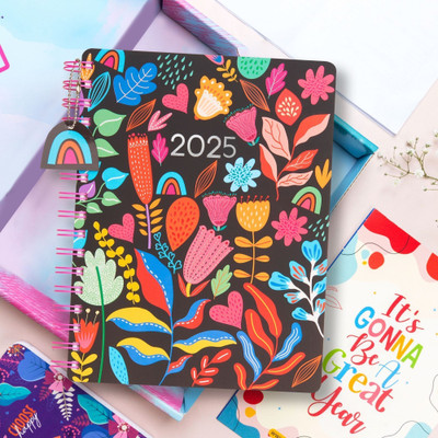 Doodle Start Anytime of the Year B5 Planner/Organizer Ruled 268 Pages(Bright Garden)