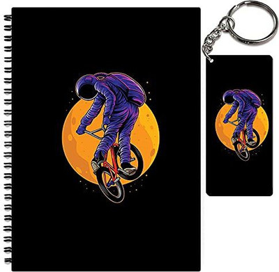 craft maniacs A5 NOTEBOOK + KEYCHAIN COLLECTION A5 Note Pad RULED 160 Pages(Multicolor)