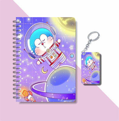 craft maniacs DOREMON 2023 NOTEBOOK COLLECTION A5 Diary RULED 160 Pages(White)