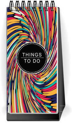 Nourish Desktop Standing To Do List_DRY Regular Desk Planner Ruled 50 Pages(SPIRAL)
