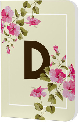 AccuPrints Initial D Premium Soft Bound Notebook A5 Diary Ruled 200 Pages(Alphabet-D)